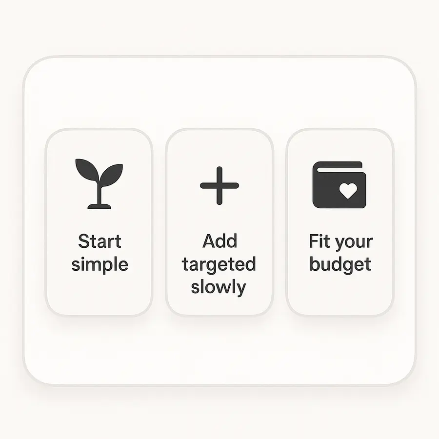 Infographic showing the African women and men helped with acne marks, shaving bumps, and hormonal pigmentation