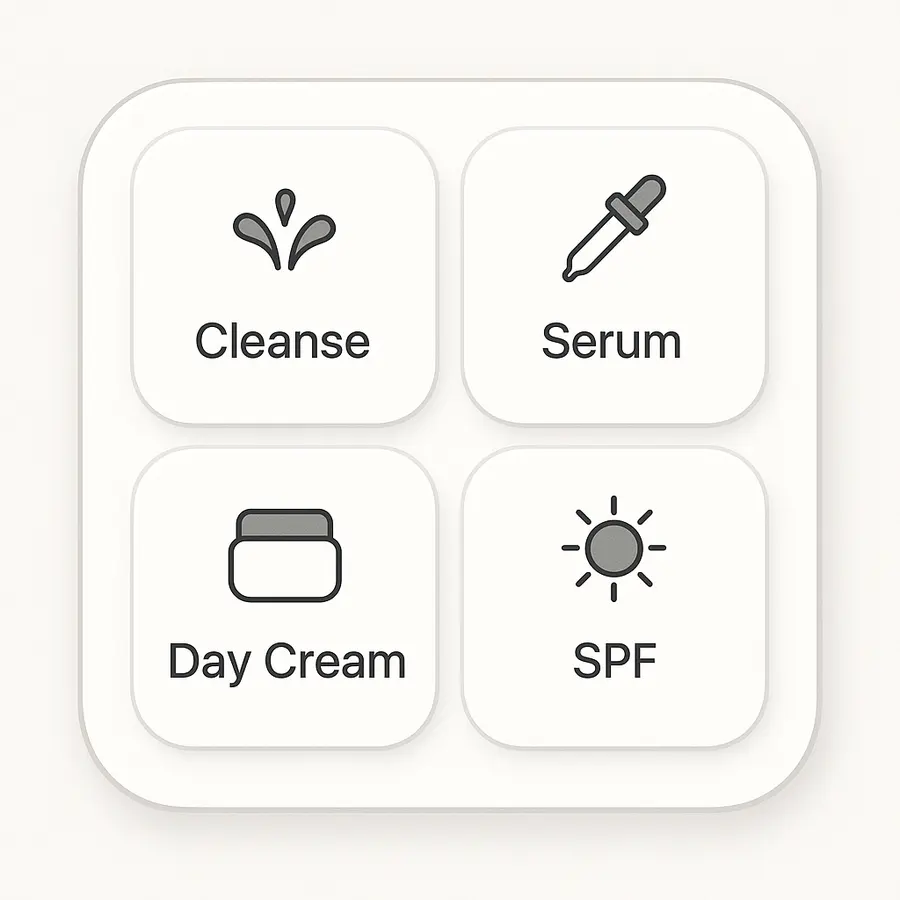 Infographic showing why morning skincare protects African skin from dark marks