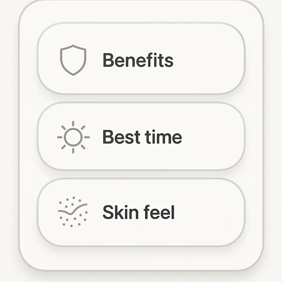 Infographic showing how niacinamide calms and brightens dark marks on African skin